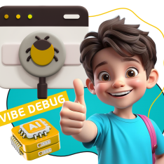 Тестирование & Vibe Debug. Охотники за багами - КИБЕРшкола программирования для детей, компьютерные курсы для школьников, начинающих и подростков - KIBERone г. Шелехов