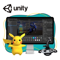 Мир игр на Unity 2D на популярном движке + AI-помощники - КИБЕРшкола программирования для детей, компьютерные курсы для школьников, начинающих и подростков - KIBERone г. Шелехов